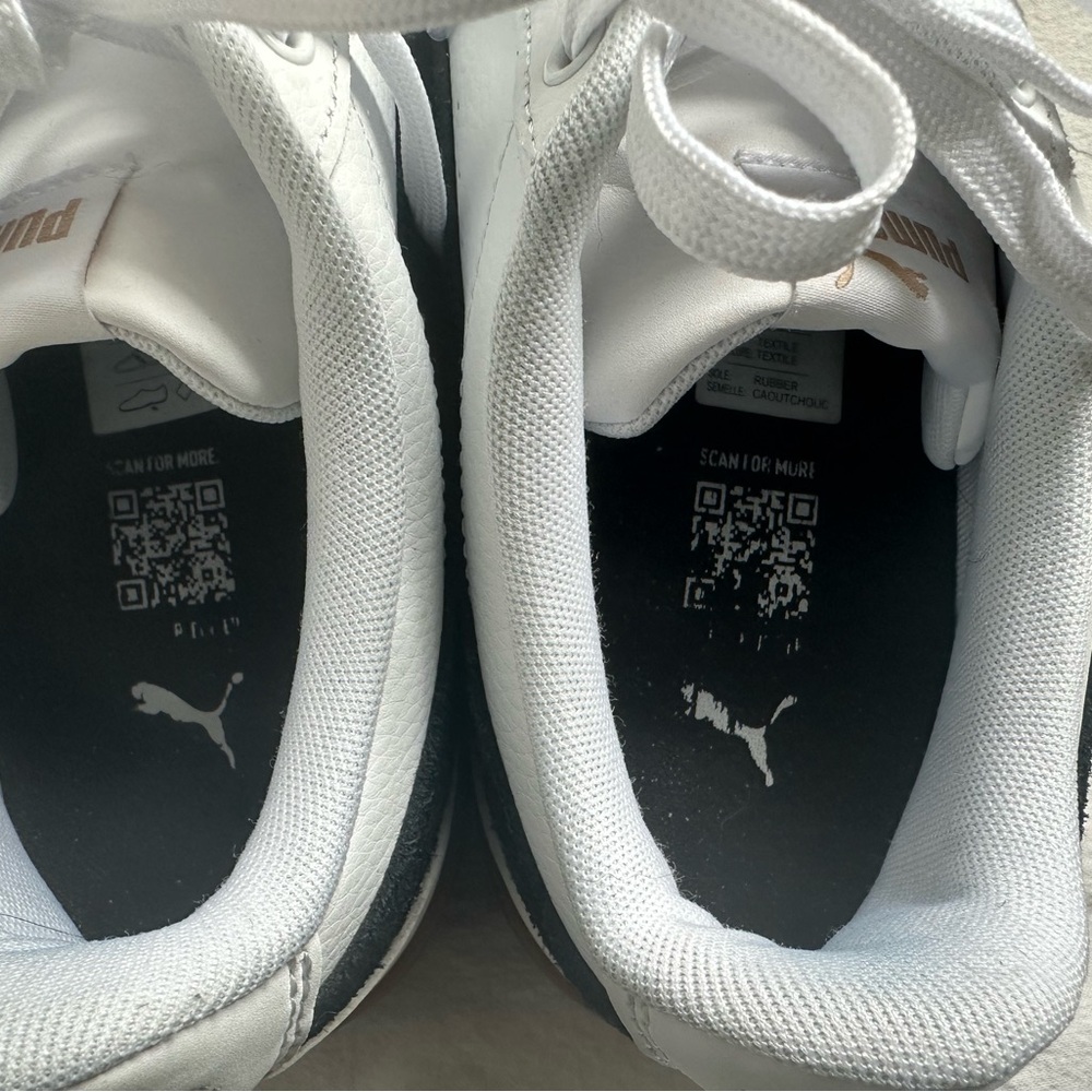 Puma Vikky Platform White Black Gum Women's Sneaker - Picture 8 of 10